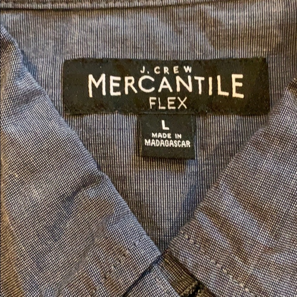 J. Crew Blue Button Up - Picture 2 of 4